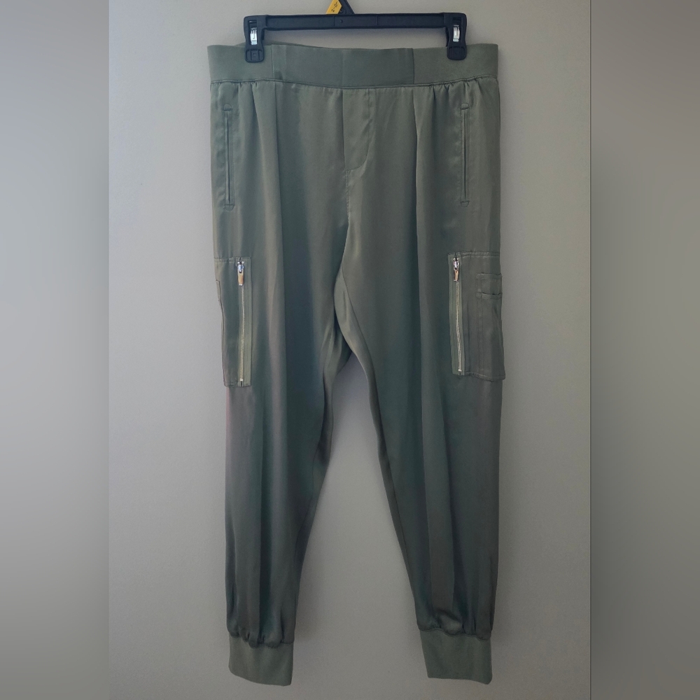 NWT!! ATM Silk Sage Cargo Jogger Pants